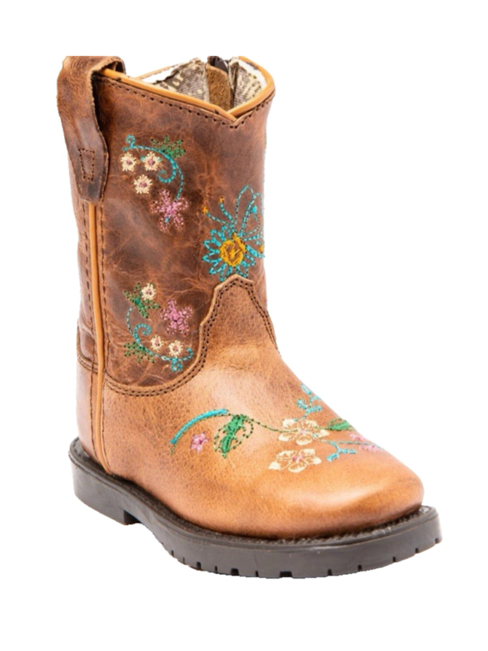 SHYANNE TODDLER GIRLS' FLORAL WESTERN BOOTS Size 8 D
